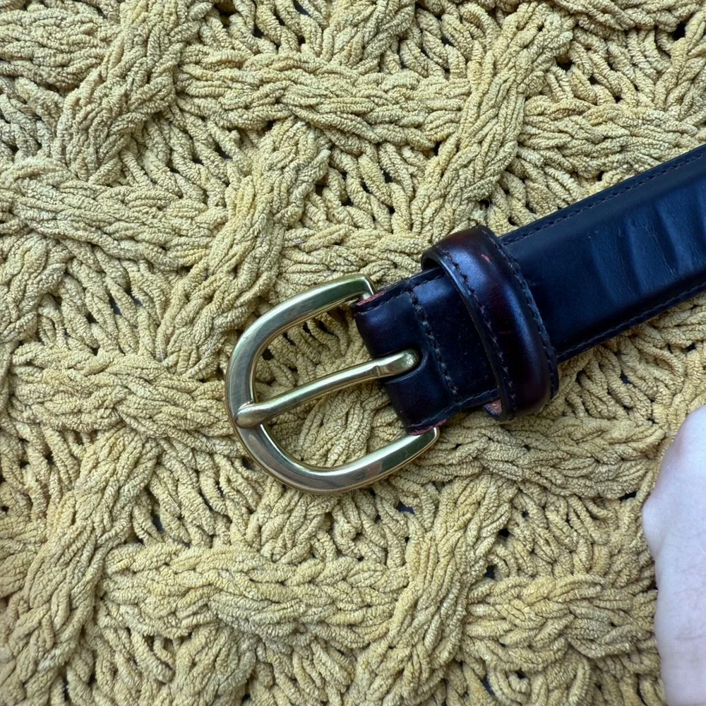 Coach belt handcrafted